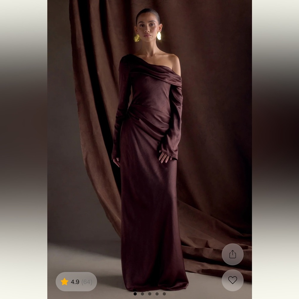 Meshki IRIS Chocolate Long Sleeve Dress
